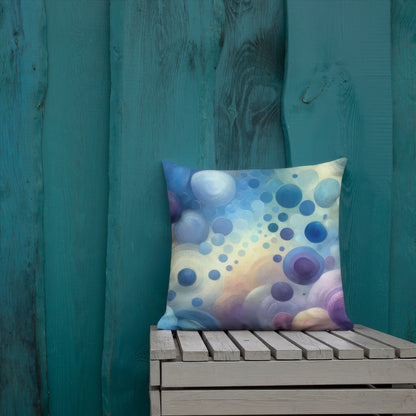 Abstract Art Pillow: Empathic Echoes