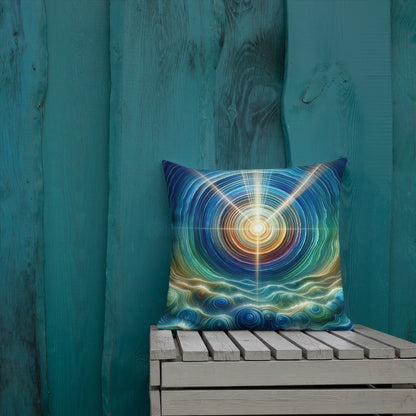 Abstract Art Pillow: Legacy's Resonance