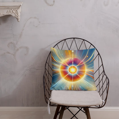 Abstract Art Pillow: Eternal Enlightenment