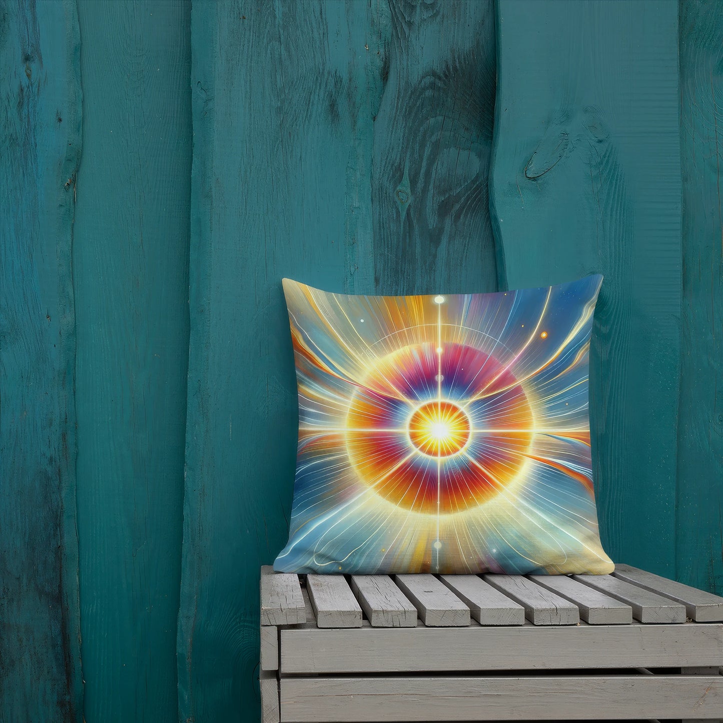 Abstract Art Pillow: Eternal Enlightenment