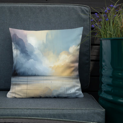 Abstract Art Pillow: Attentive Aether