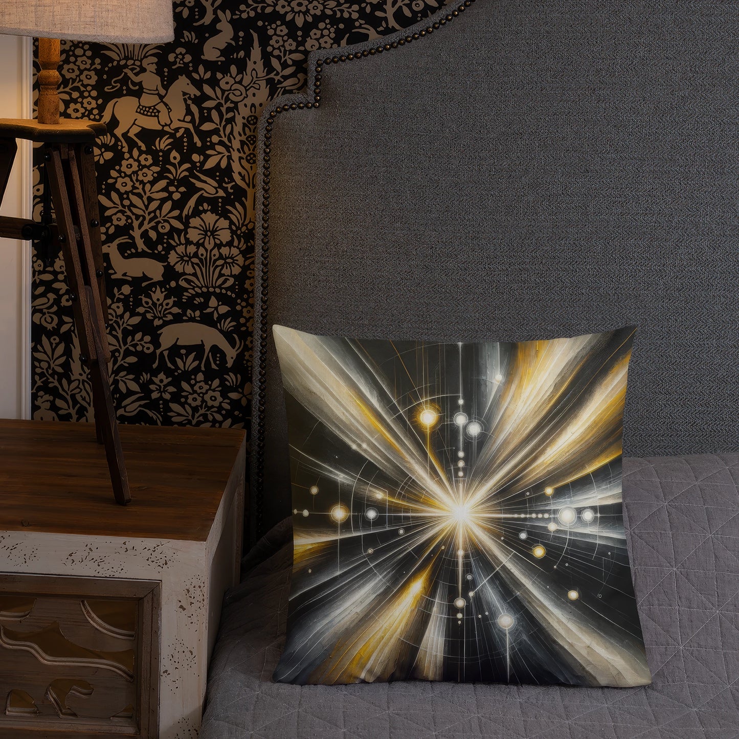 Abstract Art Pillow: Legacy of Light