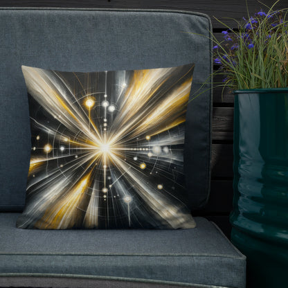 Abstract Art Pillow: Legacy of Light