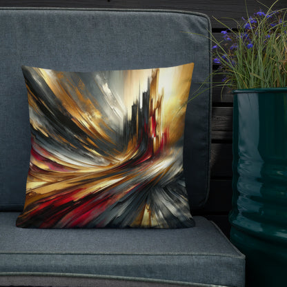 Abstract Art Pillow: Empowerment Essence