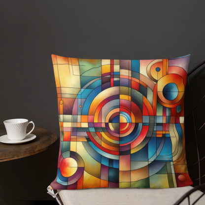 Abstract Art Pillow: Synthesis Spectrum