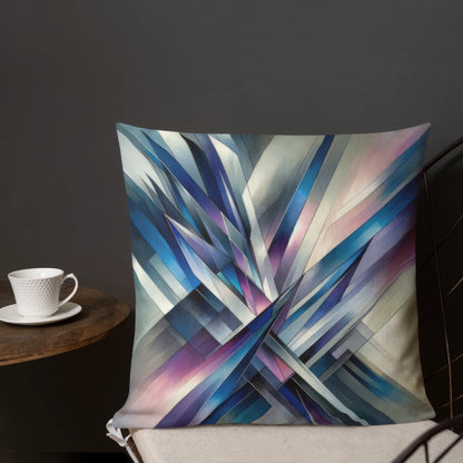 Abstract Art Pillow: Focused Flux