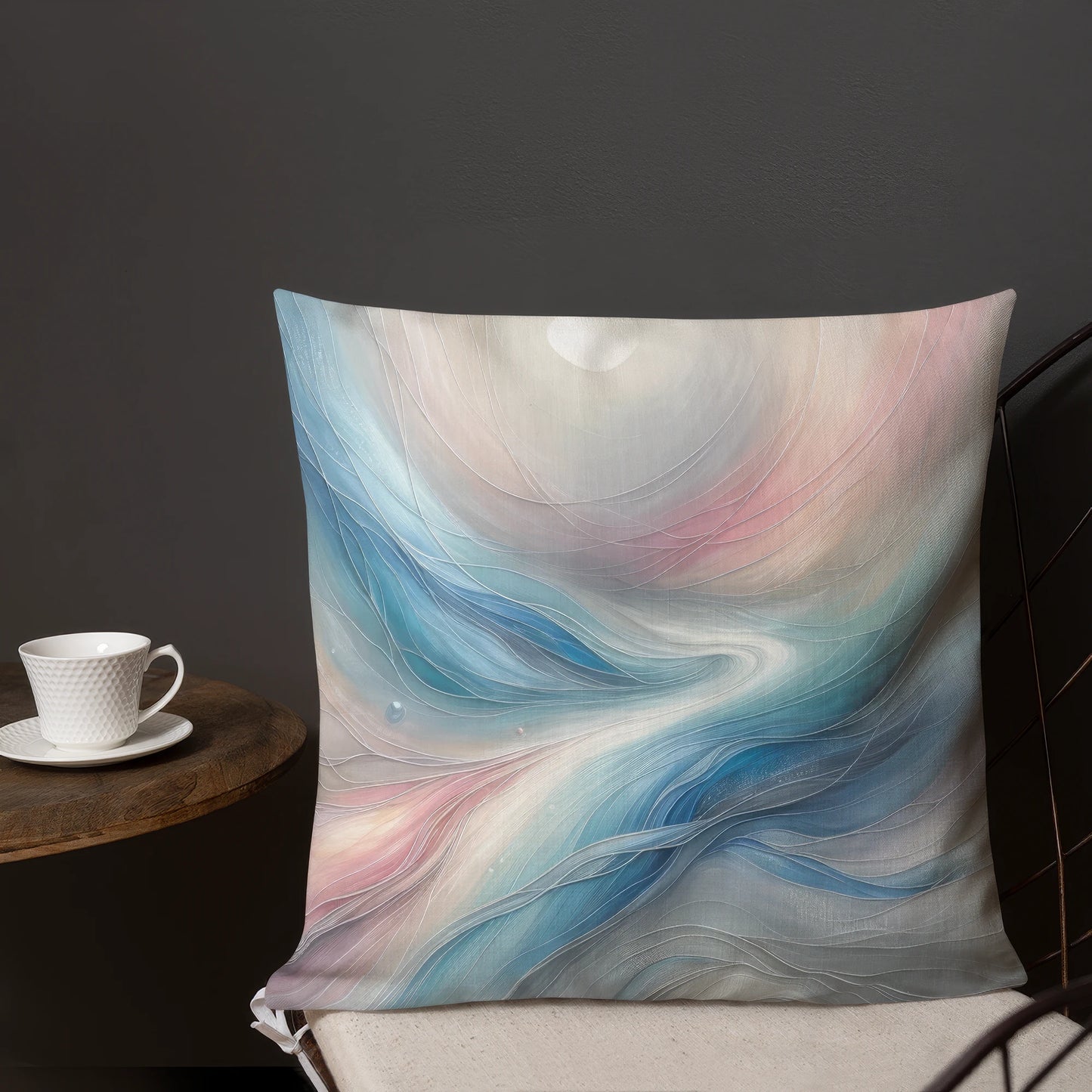 Abstract Art Pillow: Compassionate Currents