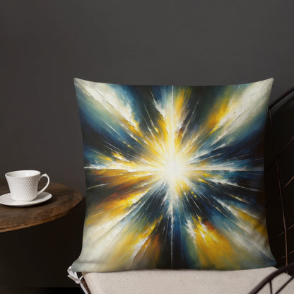 Abstract Art Pillow: Enlightening Emanations