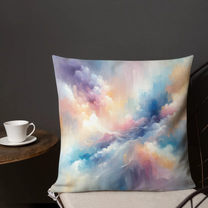 Abstract Art Pillow: Visionary Dreamscape