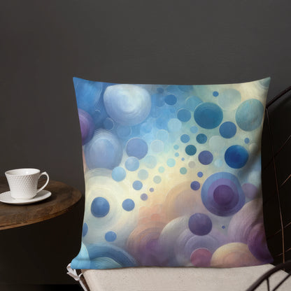 Abstract Art Pillow: Empathic Echoes