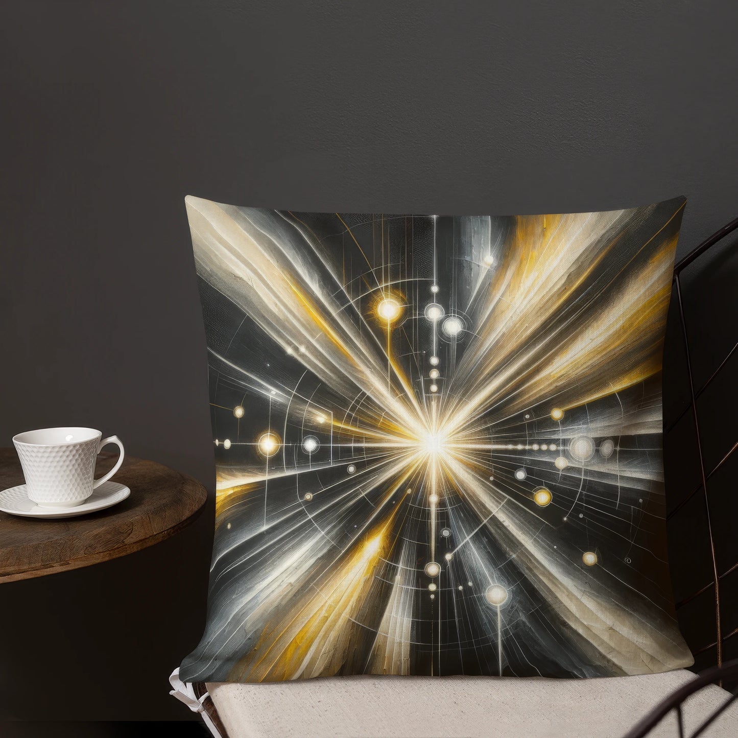 Abstract Art Pillow: Legacy of Light