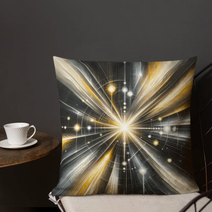 Abstract Art Pillow: Legacy of Light