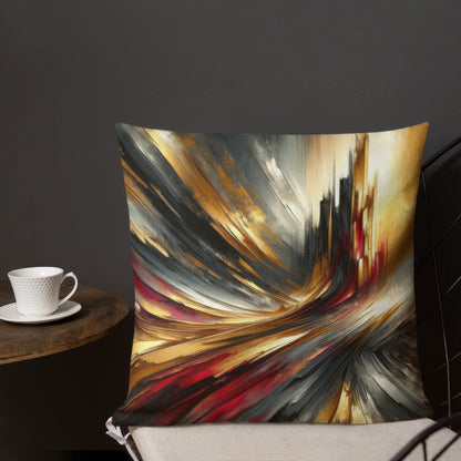 Abstract Art Pillow: Empowerment Essence