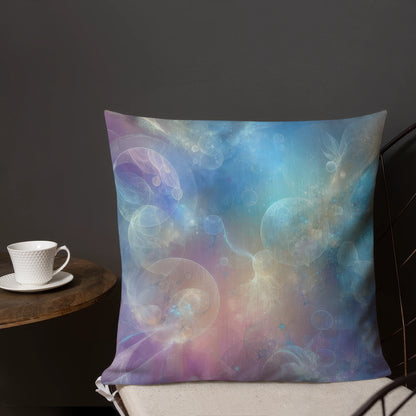 Abstract Art Pillow: Ethereal Legacy