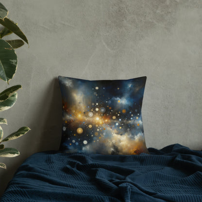 Abstract Art Pillow: Insightful Illuminations