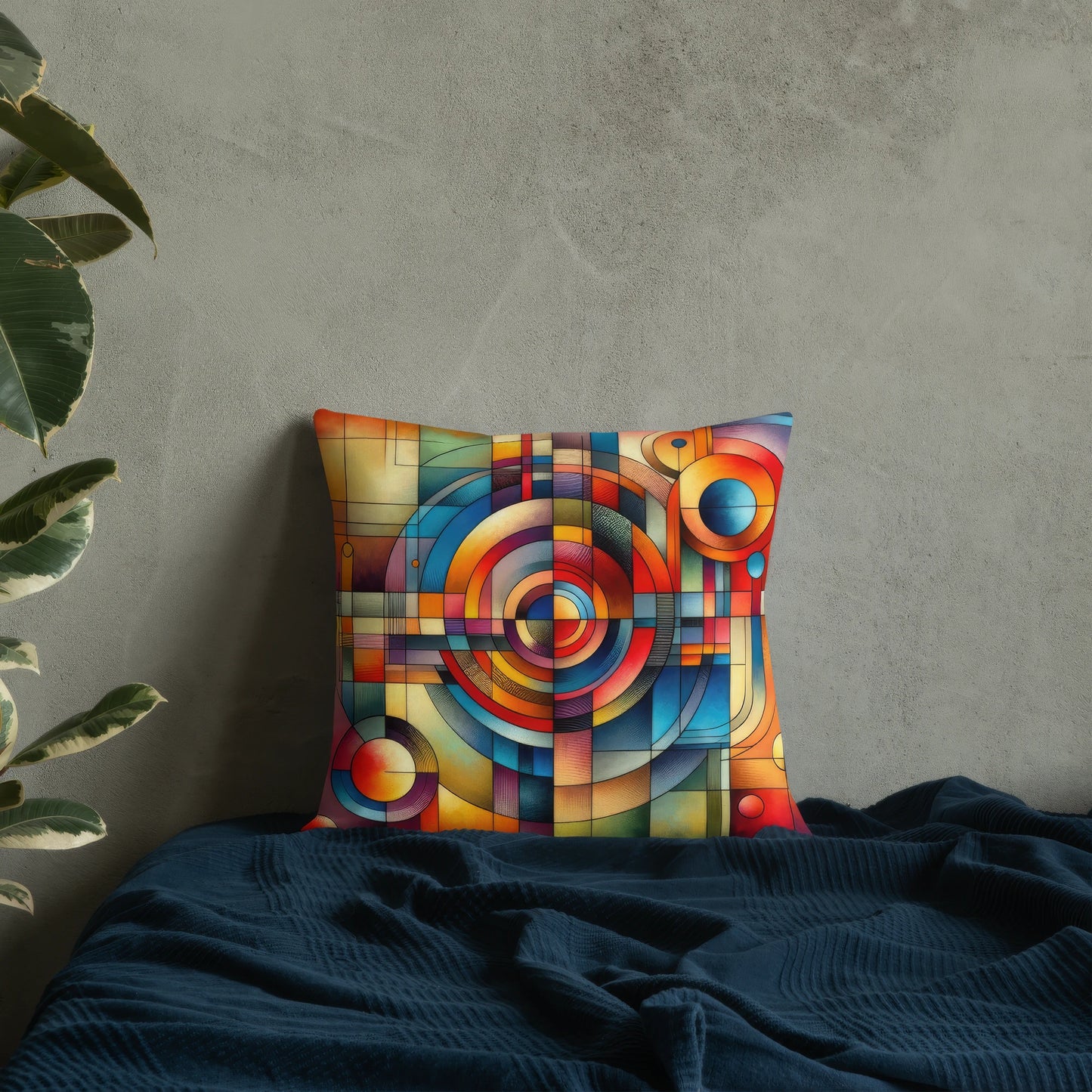 Abstract Art Pillow: Synthesis Spectrum