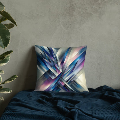 Abstract Art Pillow: Focused Flux