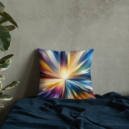 Abstract Art Pillow: Synthesis of Horizons