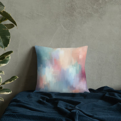 Abstract Art Pillow: Empathetic Resonance