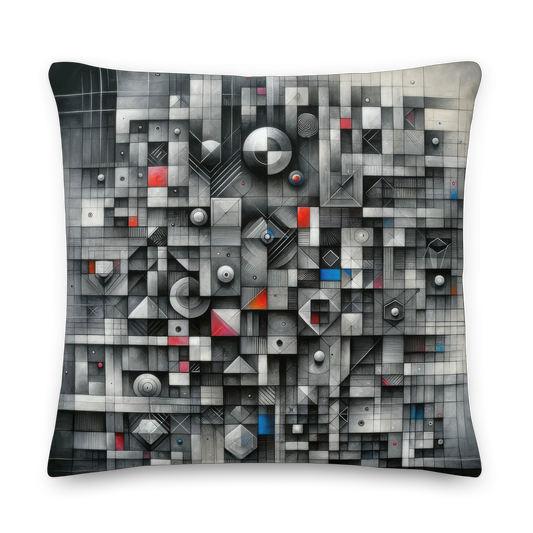 Abstraktes Kunstkissen: Analytisches Array