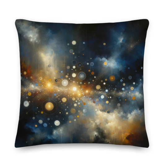 Abstract Art Pillow: Insightful Illuminations