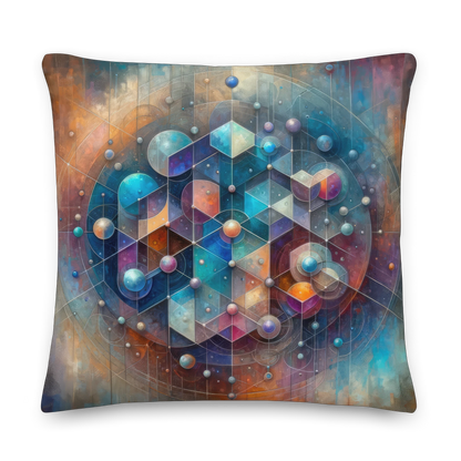 Abstract Art Pillow: Integrated Insights