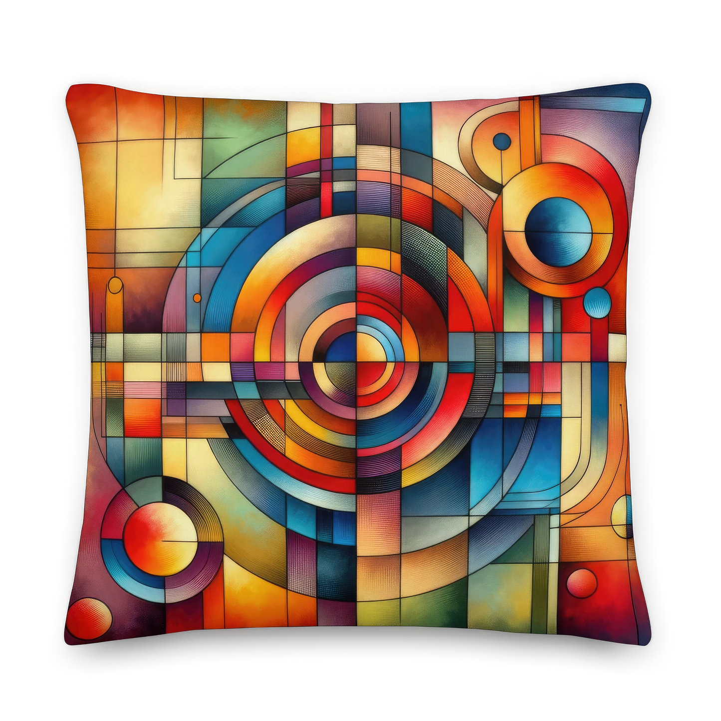 Abstract Art Pillow: Synthesis Spectrum