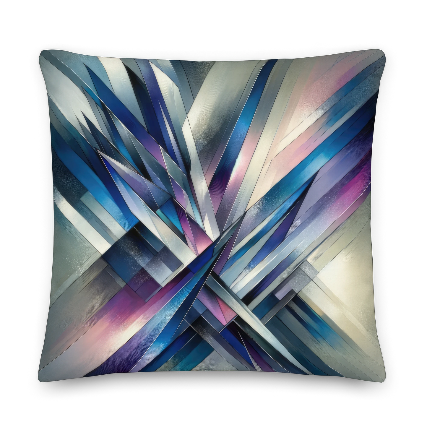 Abstract Art Pillow: Focused Flux