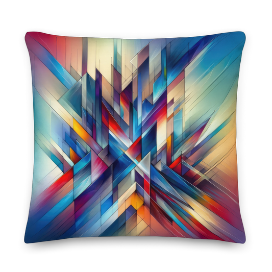 Abstract Art Pillow: Dynamic Synthesis Abstract