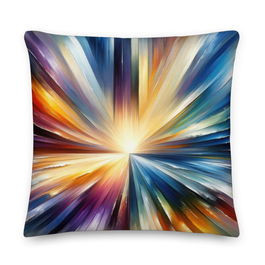 Abstract Art Pillow: Synthesis of Horizons