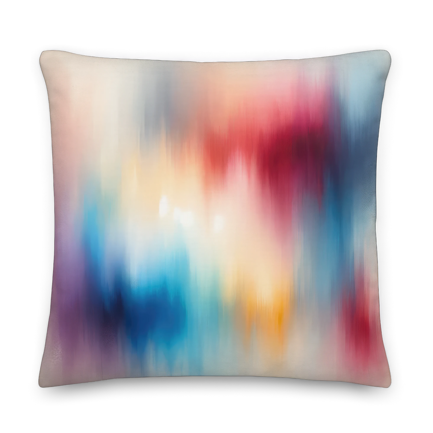 Abstract Art Pillow: Evolving Spectrum