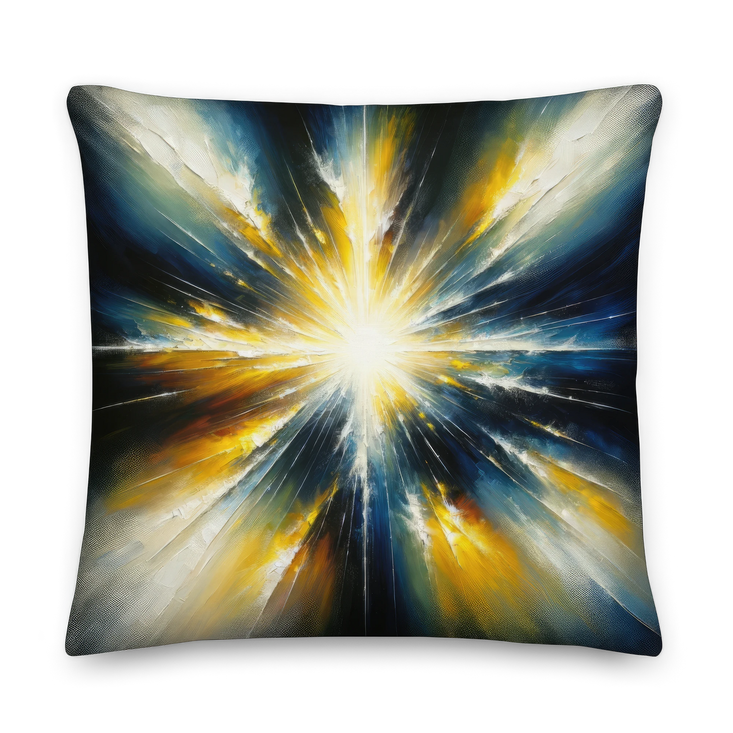 Abstract Art Pillow: Enlightening Emanations