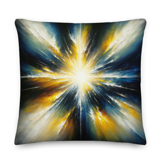 Abstract Art Pillow: Enlightening Emanations