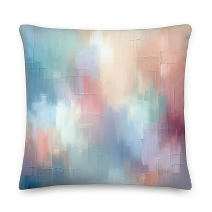 Abstract Art Pillow: Empathetic Resonance