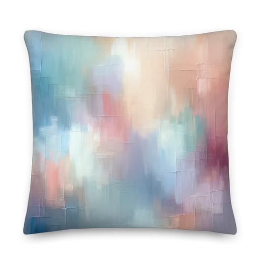 Abstract Art Pillow: Empathetic Resonance