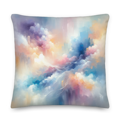 Abstract Art Pillow: Visionary Dreamscape