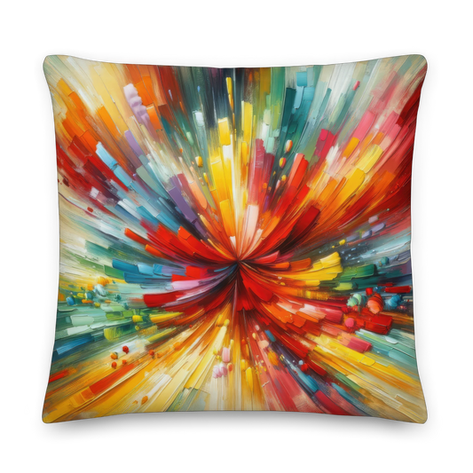 Abstract Art Pillow: Empowerment Ethos