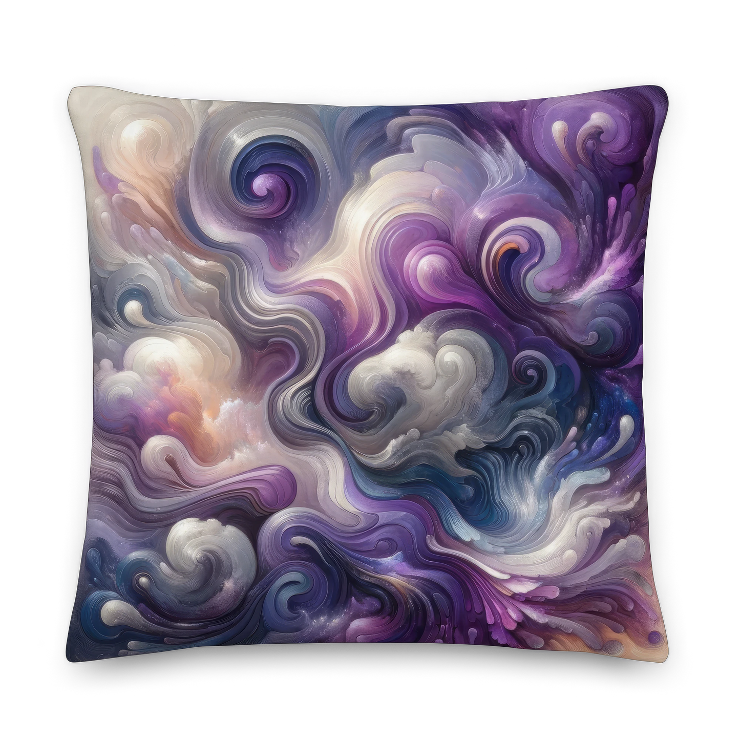 Abstract Art Pillow: Cerebral Symphony