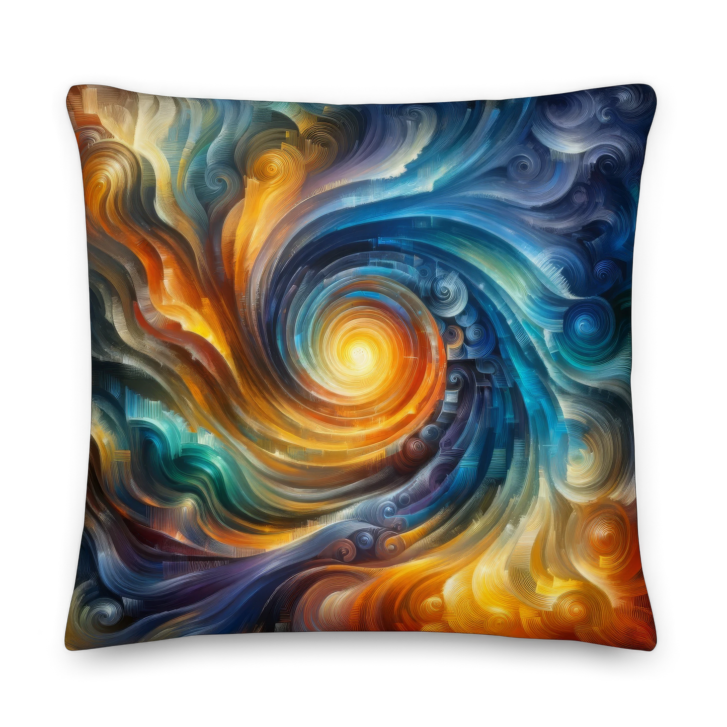 Abstract Art Pillow: Convergence of Consciousness