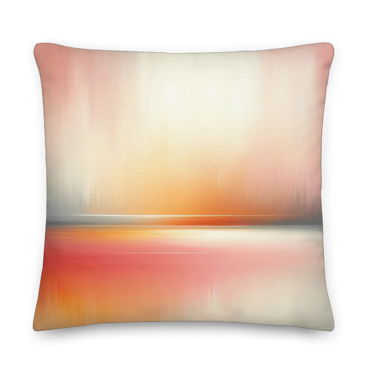 Abstract Art Pillow: The Serenity of Now