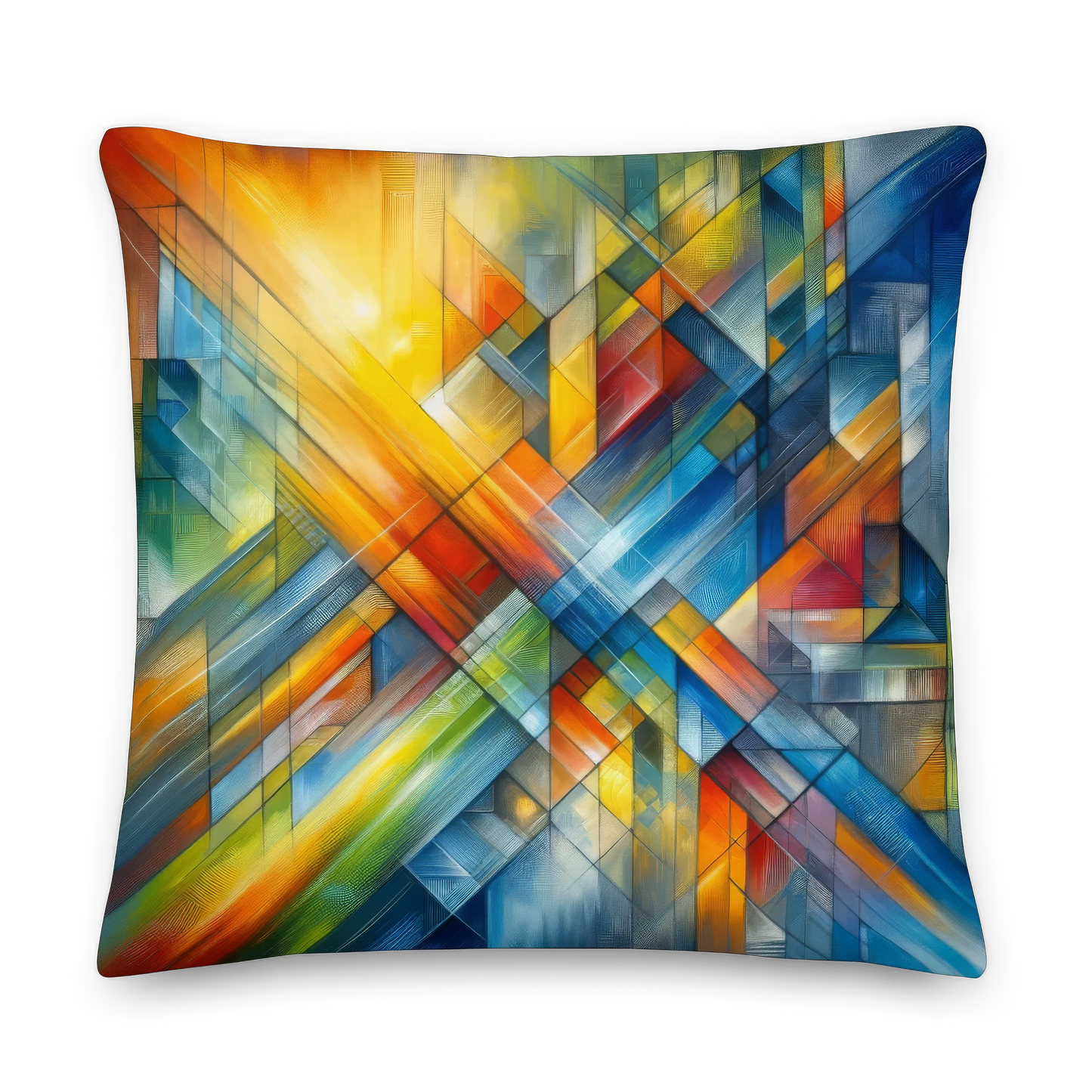 Abstract Art Pillow: Threshold of Integration