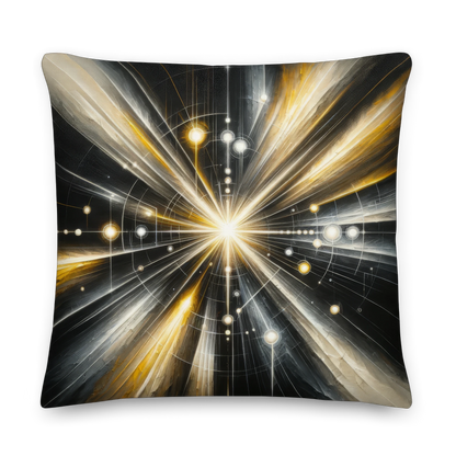 Abstract Art Pillow: Legacy of Light