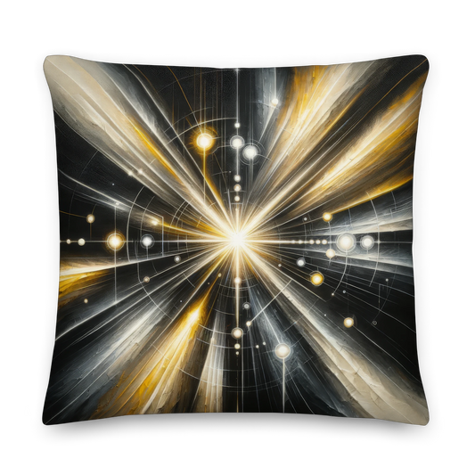 Abstract Art Pillow: Legacy of Light