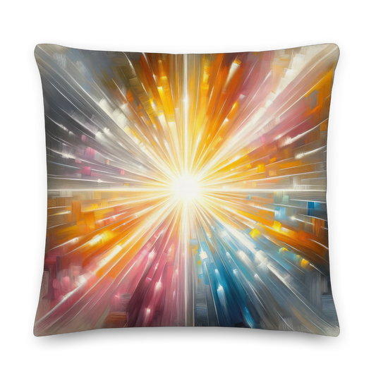 Abstract Art Pillow: Impetus of Illumination