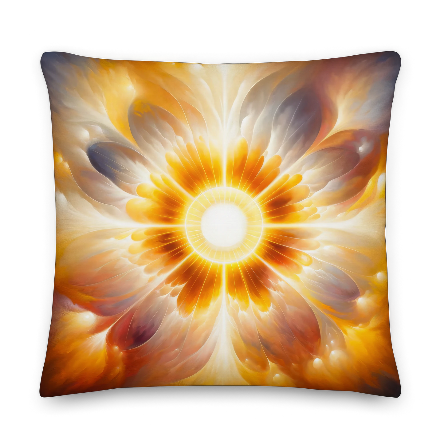 Abstract Art Pillow: Legacy's Luminance