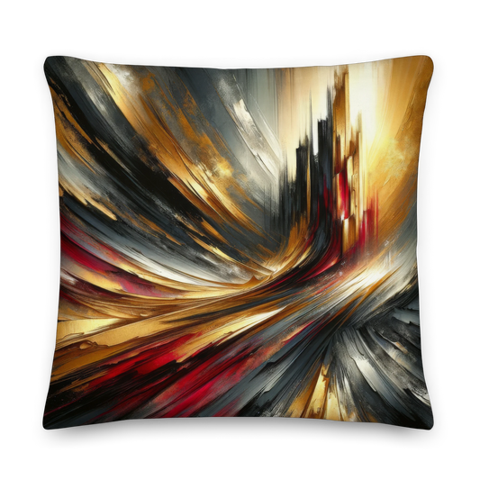 Abstract Art Pillow: Empowerment Essence