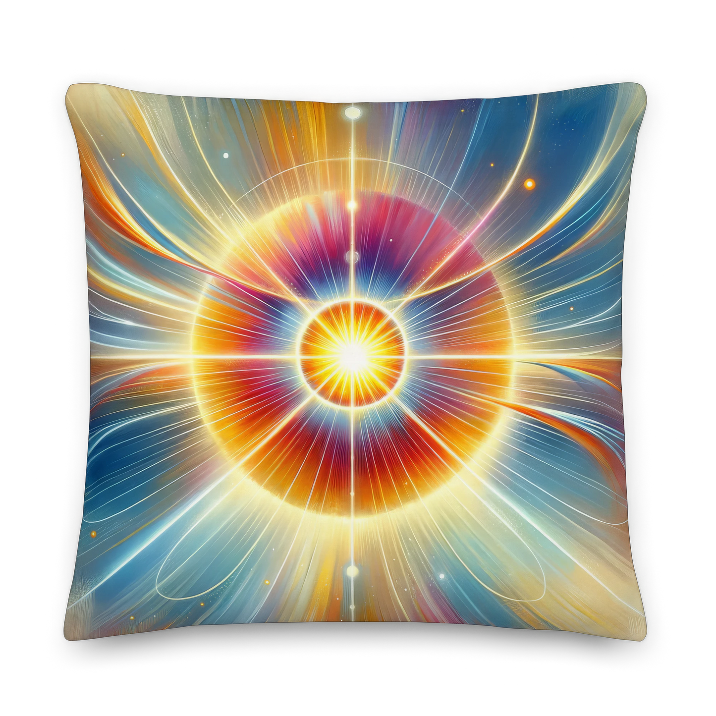 Abstract Art Pillow: Eternal Enlightenment