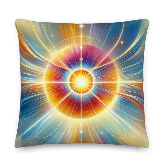 Abstract Art Pillow: Eternal Enlightenment