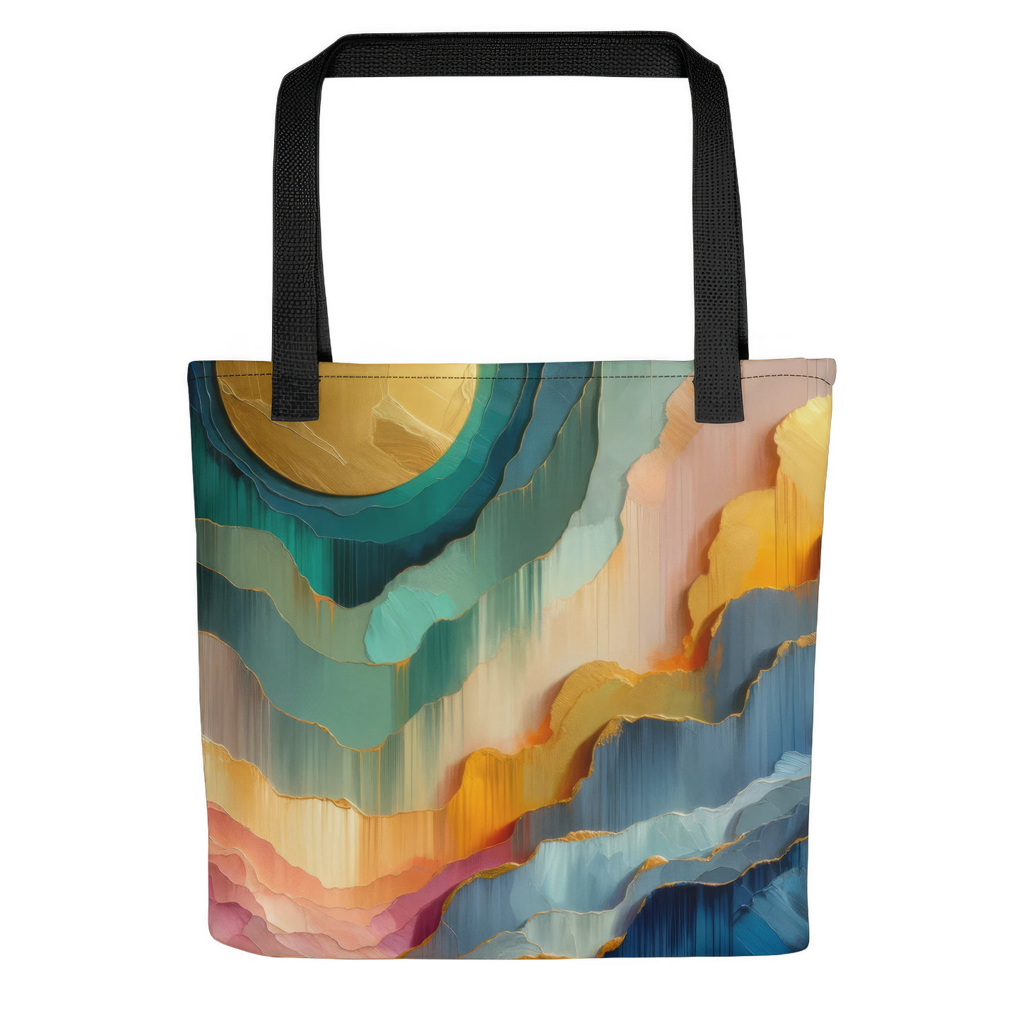 Abstract Art Tote Bag: Temporal Progression