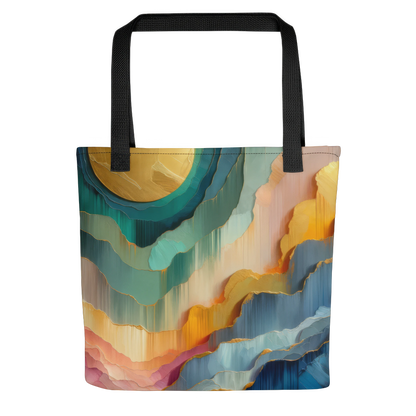 Abstract Art Tote Bag: Temporal Progression